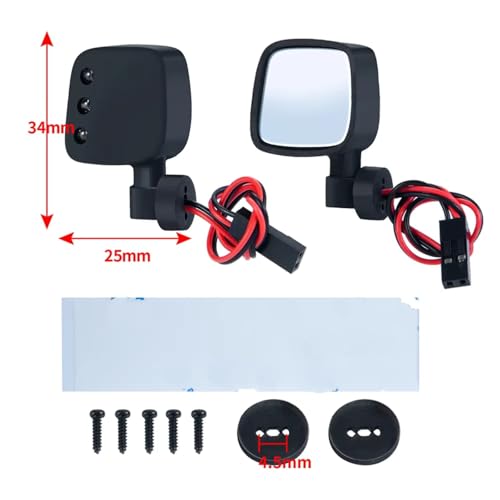 Phares Projecteurs RC Axial SCX10 Éclairage LED Intégré Multi-Angles - 4
