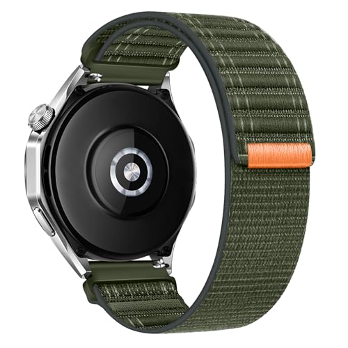 Image of XMUXI Compatible with Huawei Watch 4 Strap Nylon Solo Loop GT4 GT3 Replacement Band for GTR 4 Quick Release Venu 2 /3 /Vivoactive 4 Watch Strap 22mm Nylon Strap Women Men