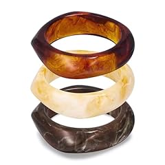 Tortoise resin bangle