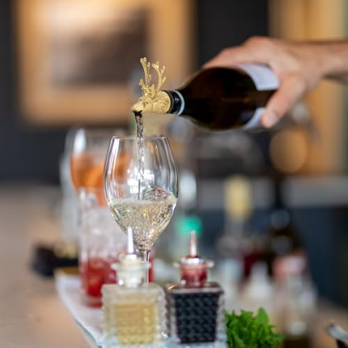 Vertedor de vino de ciervo en aleación de zinc para sorprender a tus invitados en el bar 5