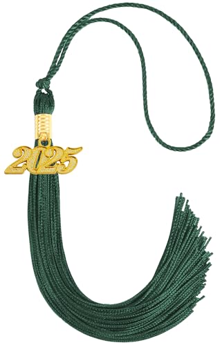 Image of Graduation Tassel 2025,Green Tassel for Graduation Cap 2025