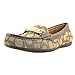 Coach Olive Outlne SIG C Jacqrd Women US 7.5 Brown Loafer