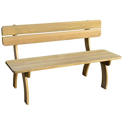 Lingjiushopping Garden Bench Impregnated Pinewood Material: Pinewood, green impregnated (rot-resistant) Dimensions: 150 x 60 x 86 cm (W x D x H)