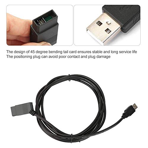 EVGATSAUTO 1-Pack USB Programming Cable for LOGO Series Durable PVC Jacketed Cable with Precision Positioning Plug Reliable Data Transfer - Image 2