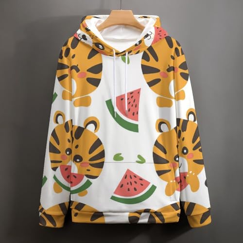 Sweat pastèque tigre pour rester au chaud avec un style unique en taille S - 5