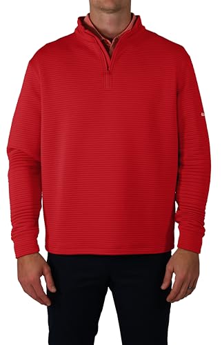 Columbia Golf Men's Omni-Wick Pack It Up Pullover Intense Red at