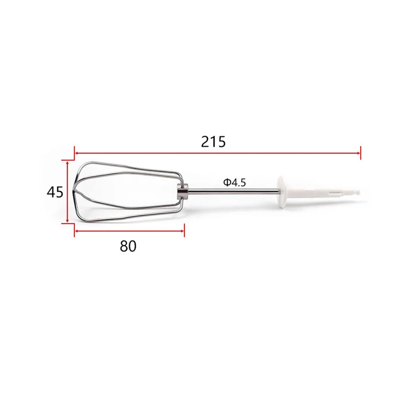 Genérico Batidor de 4 Hilos, 2 uds., Compatible con Braun HM4644 HM1010