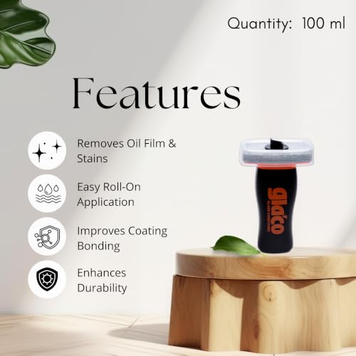 Image of SOFT99 Glaco Glass Compound Roll On 100Ml For Tough Stains On Glass, Multicolor