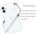 KUGEW for iPhone 17 Bumper Case Clear, Slim Fit No Back Design Soft TPU Bumper Frame Excellent Heat Dissipation Compatible with MagSafe 4 Corners Raised Shockproof (Clear)