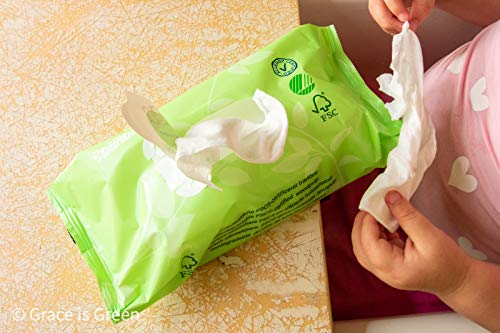 SmartKids Eco Billendoekjes - 12 x 60 doekjes -Plasticvrij - Afbeelding 6