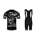 Uglyfrog XSNL01F - Maillot de ciclismo de manga corta y pantalón corto para bicicleta de montaña con cojín transpirable, Hombre, Color 11, L