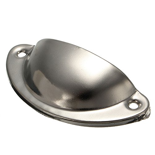 Baogu Silver 10Pcs Antique Iron Door Cabinet Knob Drawer Furniture Pull Handle Cupboard