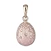 Produktbild danila-souvenirs Fabergé-Stil Ei Anhänger/Charm mit Kristallen 2,3 cm rosa #0805-04