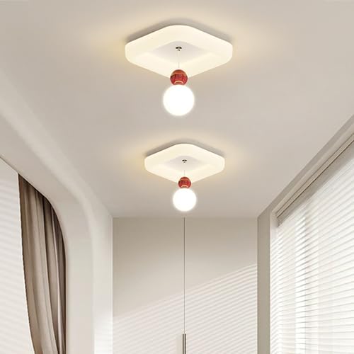 Lámpara de techo H3TF5J para techos bajos con mando para regular la luz sin levantarse 2