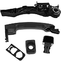 VHEUHZ Schiebetürgriff Halter Set für Vorne Linke + Türgriff Kompatibel mit Renault Master Mk3 Vauxhall Opel Movano B 806069981R 806067794R (Vorne Linke)