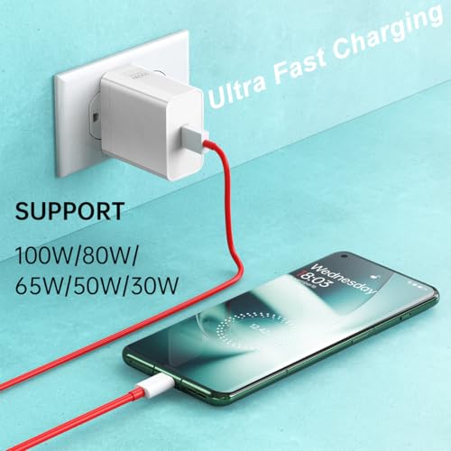 Cargador rápido 100W compatible con OnePlus Pad y Nord CE 4 2