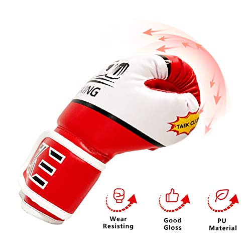 Image of CKE Kids Boxing Gloves for Kids Boys Girls Junior Youth Toddlers Age 5-12 Years Training Boxing Gloves for Punching Bag Kickboxing Muay Thai