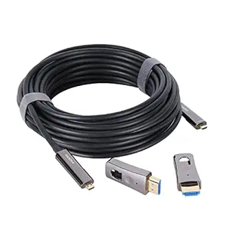 4K HDMI Cable 33FT with Detachable Connectors, VCOM High Speed 18Gbps HDMI 2.0 Braided HDMI Cord with 4K@60Hz, HDCP 2.2, for Laptop, Monitor, PS5, PS4, Xbox One, Fire TV, Apple TV & More