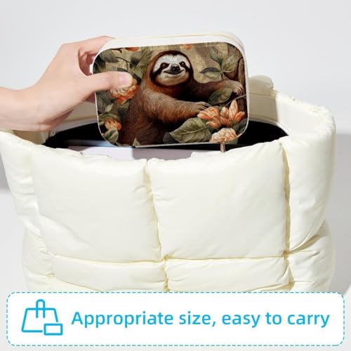 Boîte à bijoux portable Happy Sloth B contre les colliers emmêlés - 6