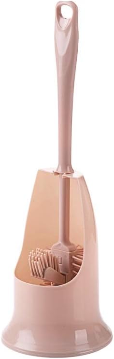 Toilet Brush Holder-Long Handle Soft Set, Simple Household Bathroom Cleaning, Good Grip