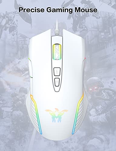 Phnixgam Wired Gaming Mouse, Ergonomic Rgb Computer Mouse With Rgb Backlight, Adjustable Dpi Up To 6400 thumb #7