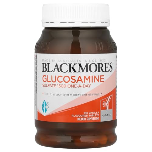 Blackmores Glucosamine Sulfate One-A-Day Vanilla 1 500 mg 180 Tablets