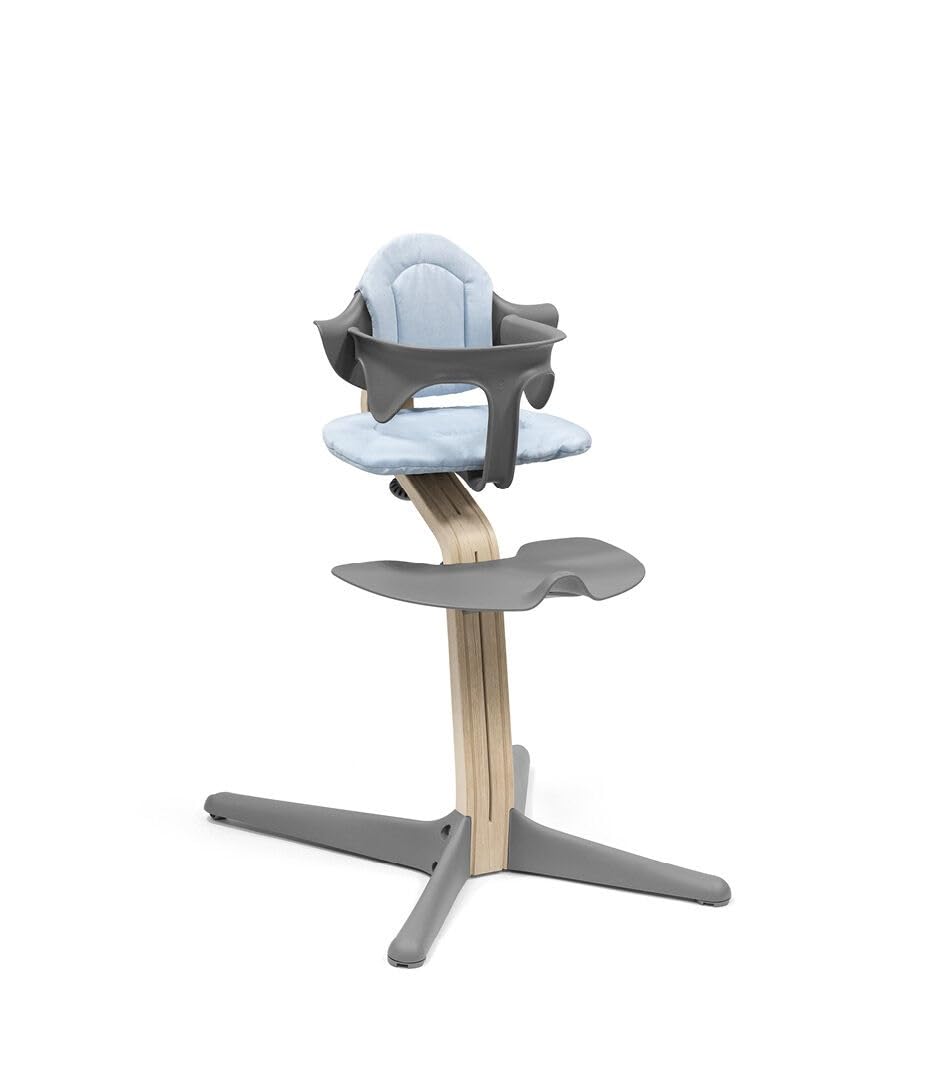 Stokke Nomi Cushion, Grey Blue, Adds Softness & Comfort to The Nomi Chair & High Chair, Easy to Attach & Remove - Image 4