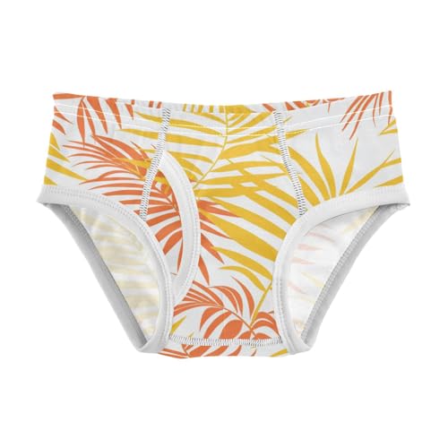 GuoChe Briefs for Boys Soft Cotton Yellow Leaves in Sizes 2T,3T, 4T, 5T, 6Y and 8Y - Main Image