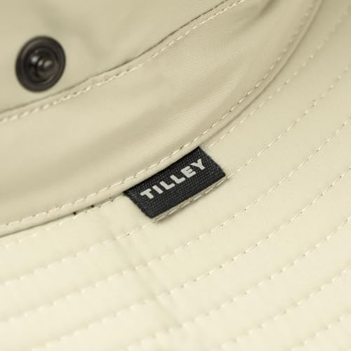 Image of Tilley Mens Womens LTM6 Broad Brim Extra Ventilation Sun Protection Airflo Bucket Sun Hat