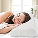 Cuscino Cervicale Memory, Cuscino Cervicale per dormire, Guanciale Letto in Cuscino Memory Foam Cervicale Ergonomico per Dolori a Collo e Cervicali, Federa antibatterica sfoderabile e lavabile