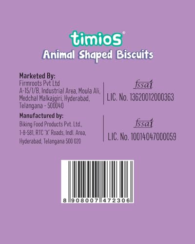 Image of Timios Zookers Mix Flavours | Kids Snacks | Baby Snacks for 12+ Months | Nutritious & 100% Natural Animal Shaped Biscuit | Pack of 4