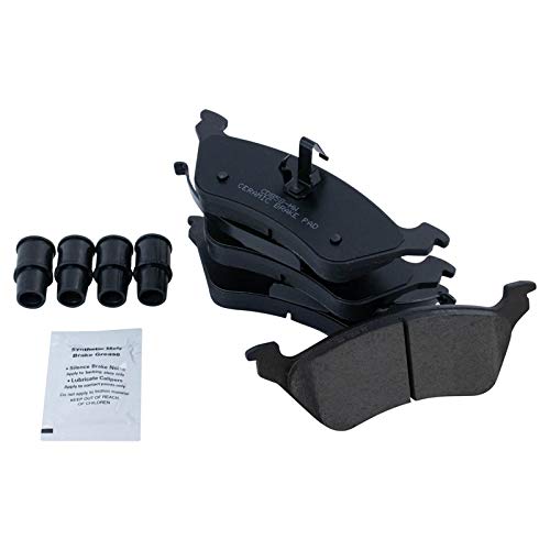 Image of TRQ Rear Brake Pad & Rotor Kit Compatible with 2001-2007 Chrysler 2001-2007 Dodge