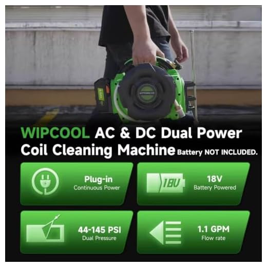 WIPCOOL Cordless Coil Cleaning Machine