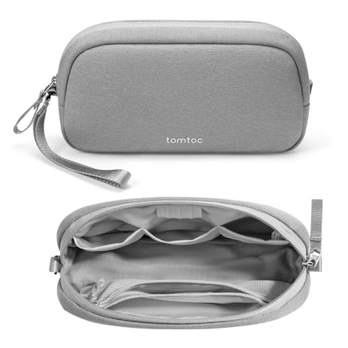 tomtoc Electronics Organizer Travel Case, Water Resistant Travel Bag Cable Organizer for Essentials, Tech Pouch Accessories Carry Storage for Cord, Phone, Cables, Airpods, USB Flash Drive, Daily Items tomtoc Electronics Organizer Travel Case, Water Resistant Travel Bag Cable Organizer for Essentials, Tech Pouch Accessories Carry Storage for Cord, Phone, Cables, Airpods, USB Flash Drive, Daily Items