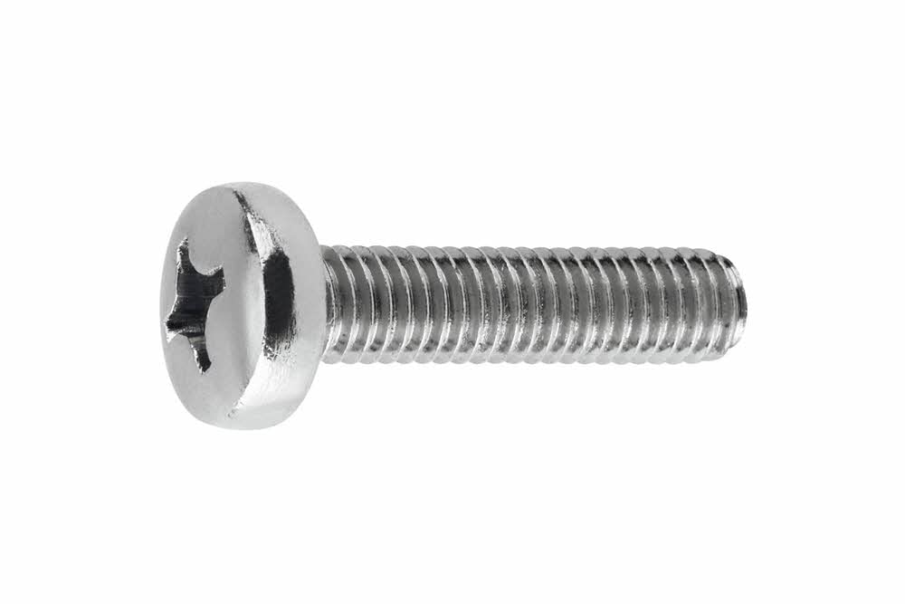 Vis empreinte Philips M6x25 tête bombée DIN 7985 pour fixation métal et assemblage de meubles