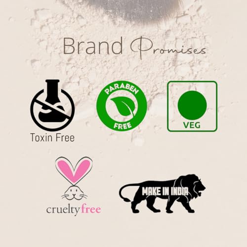 COLORESSENCE Starlet Compact Powder with Free Applicator Puff | Makeup Setting Powder | Makeup Baking Powder | Matte Compact Powder |Lightweight | Oil Control Face Powder | Dusky - Image 6