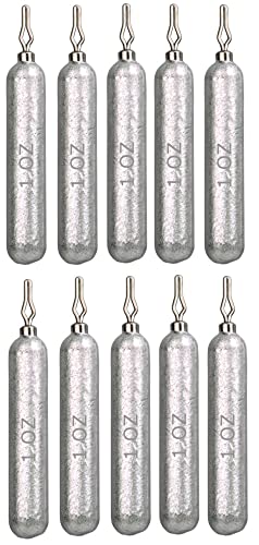 Reaction Tackle- Lead Drop Shot Weights - Dropshot Sinkers, 1 Oz, 10Pk #TOP25