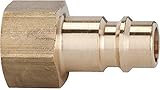 EAN:4047322060264 Nippel für Kupplungen NW 7,2-7,8, Messing blank, G 3/8 IG, Betriebsdruck 0-35 bar, Mediums-/Umgebungstemp. -20 °C bis 100 °C