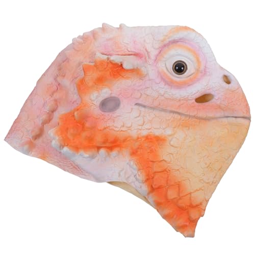 Masque de lézard en latex Healifty accessoire halloween amusant