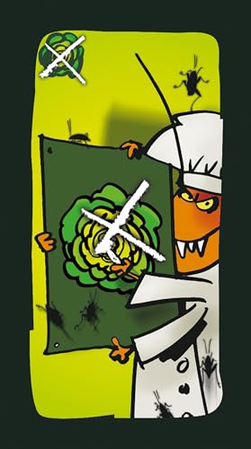 Schmidt Spiele 40839 Kakerlakensalat, Drei Magier Kartenspiel, grün