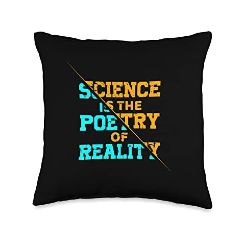 Funny Science pun Designs Periodic Table Science Humor Nerd Funny Chemistry Pun Throw Pillow, 16x16, Multicolor Cover