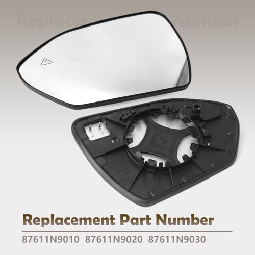 VAINELY 87611N9010 Driver Side Mirror Glass Compatible with Hyundai Tucson Santa Cruz 2022 2023 2024 2025 Replace 87611N9020 87611N9030, with Heated Blind Spot Detection by VAINELY - Used condition - Image 4