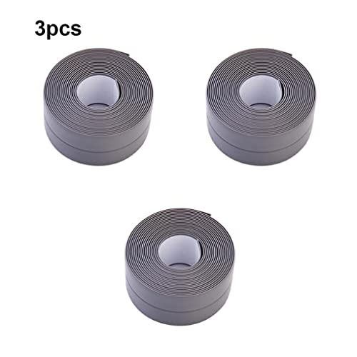WUIOAUSXN 3 unidades de fita de vedação à prova de óleo fitas de borda para pias adesivos de parede