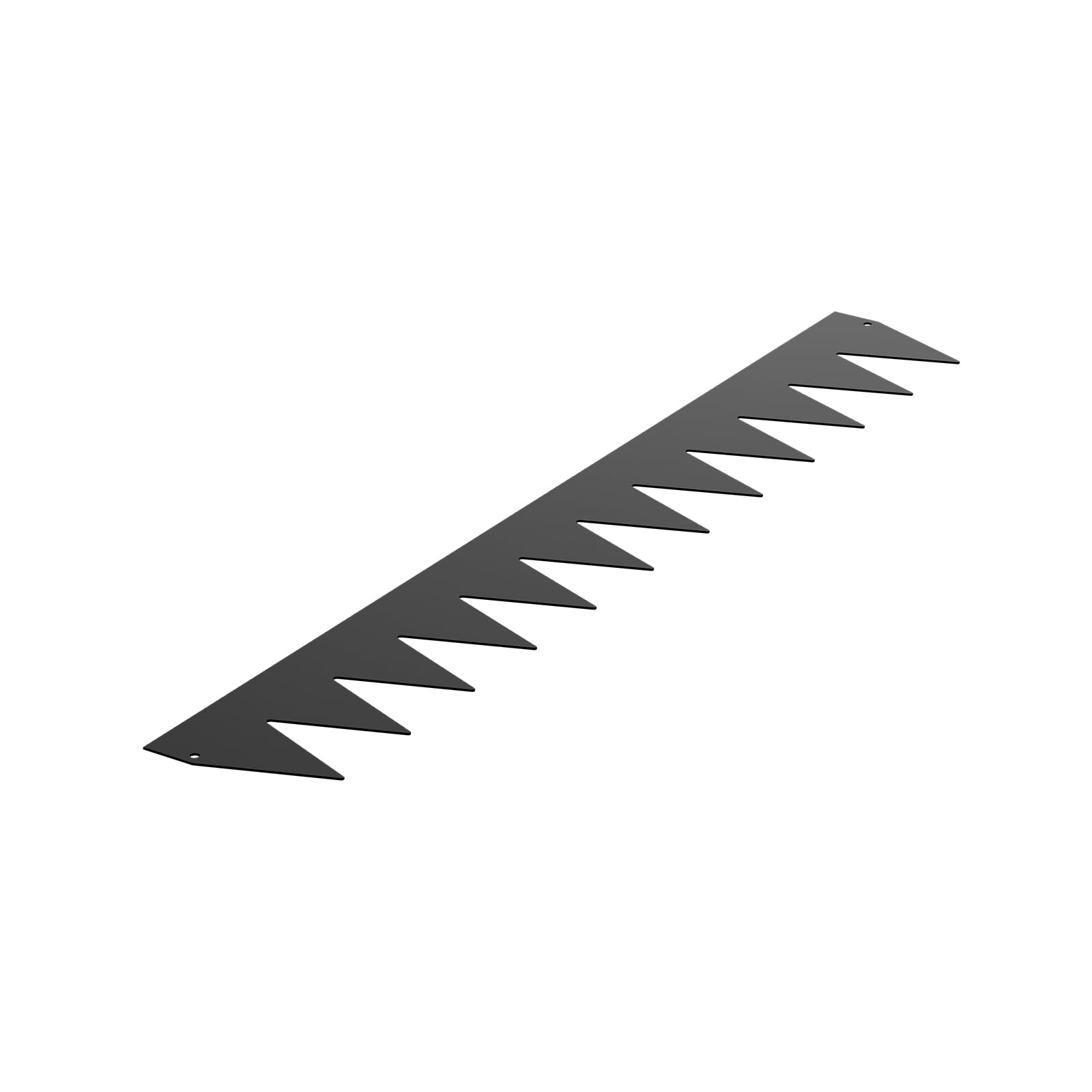 VEVOR Borde de Acero Galvanizado para Paisajismo, 1016 x 152,4 x 1,5 mm, 6 Piezas de Borde de Metal Resistente a la Oxidación, Divisor de Camino de Jardín para Parterres de Flores, Césped, Negro