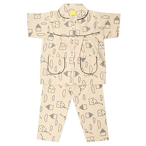 Image of Wish Karo Cotton Nightdress for Boys & Girls-(ND14)