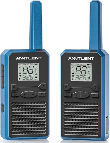 Walkie Talkies Long Range for Adults and Kids | Rechargeable Waterproof Two-Way Radios with 1500mAh Large Capacity Battery and Earpiece | 22 Channels and 121 Privacy Codes (2 Pack)