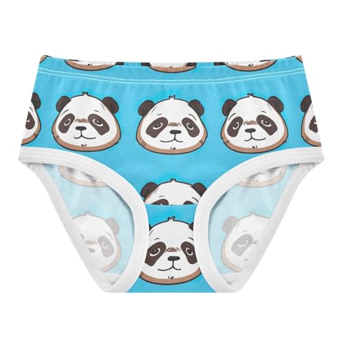 Cotton Toddler Underwear Floral Cute Panda Bear Blue Cute Panties Girl Durable Underpants Briefs 2t