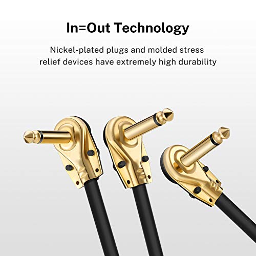 Cable effet guitare Donner 6-pack de 30 cm pour pedalboard - 3
