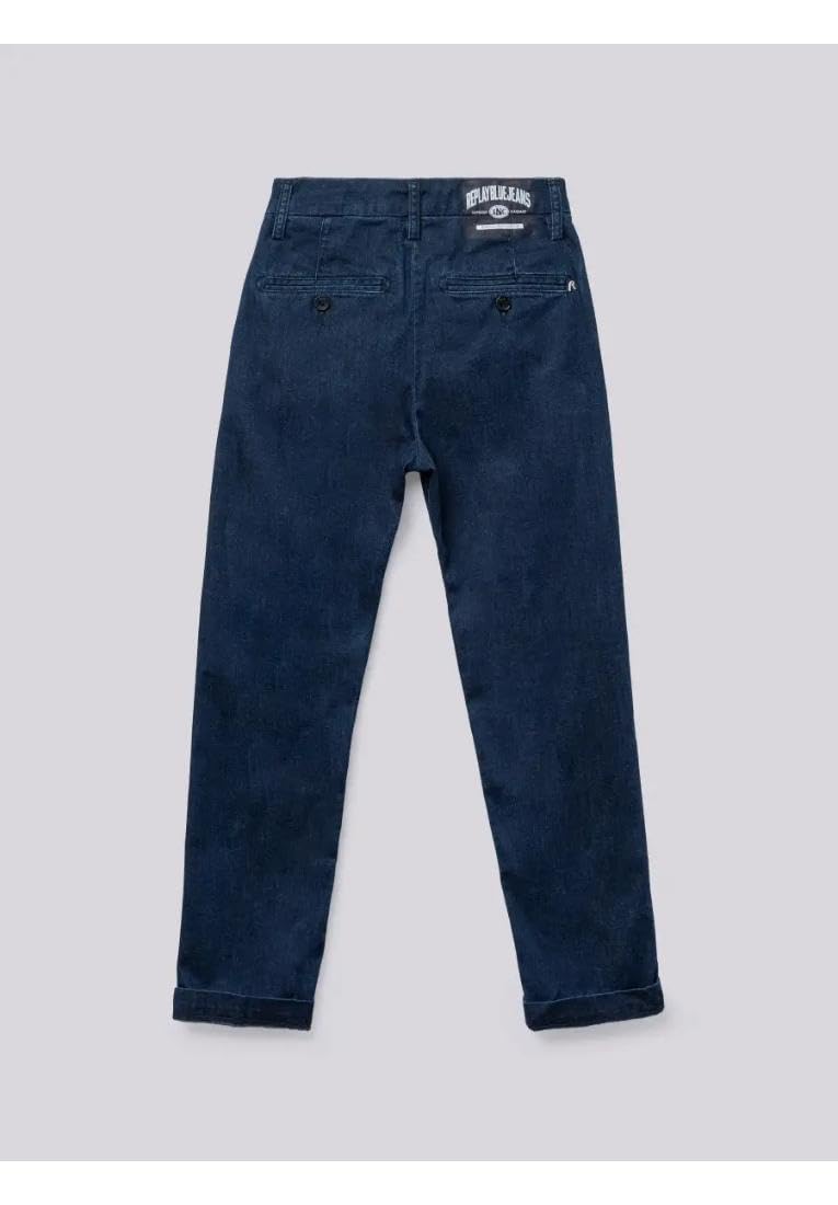 Replay Pantaloni da bambino in denim stretch, blu (blu medio 009), 12 anni