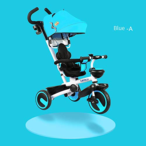 Buy DGDD Folding Baby Tricycle with Pedal Kids Trike 3 Wheeler Children